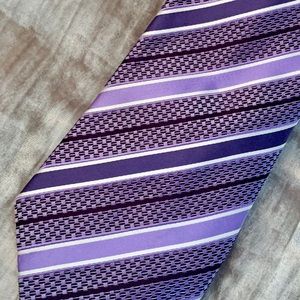 Ermenegildo Zegna Stripe Silk Tie